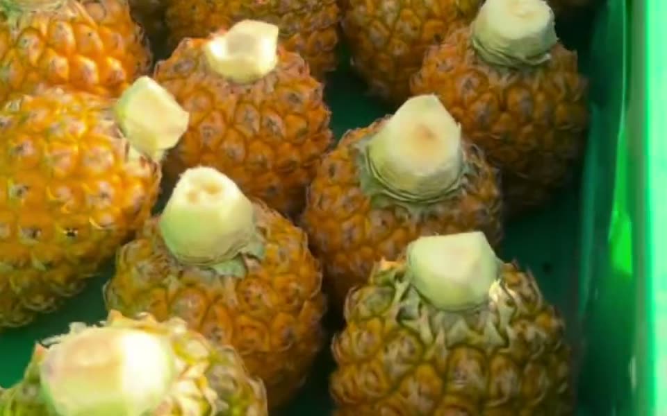 Fresh pineapples from Fiji