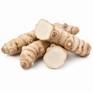 Fiji White Turmeric on a clean white background