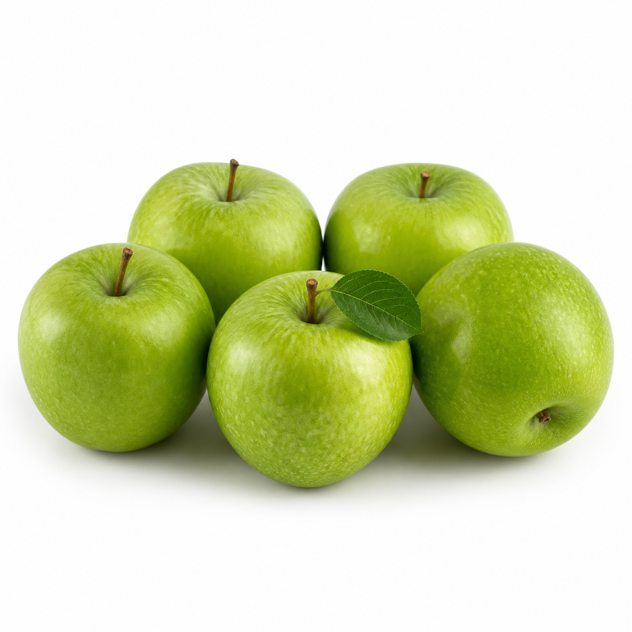 Apples Granny Smith 1 Fresh Granny Smith apples on a white background